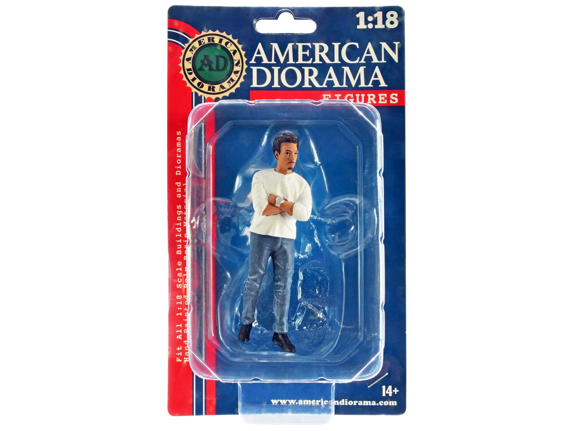 Picture of American Diorama AD76333 Car Meet 3 Figure 8 for 1 by 18 Scale Models
