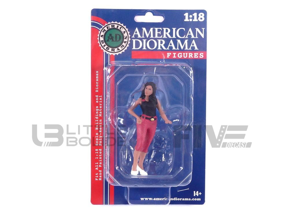 Picture of American Diorama 76343 Pin-Up Girls Carroll Figure for 1 by 18 Scale Models