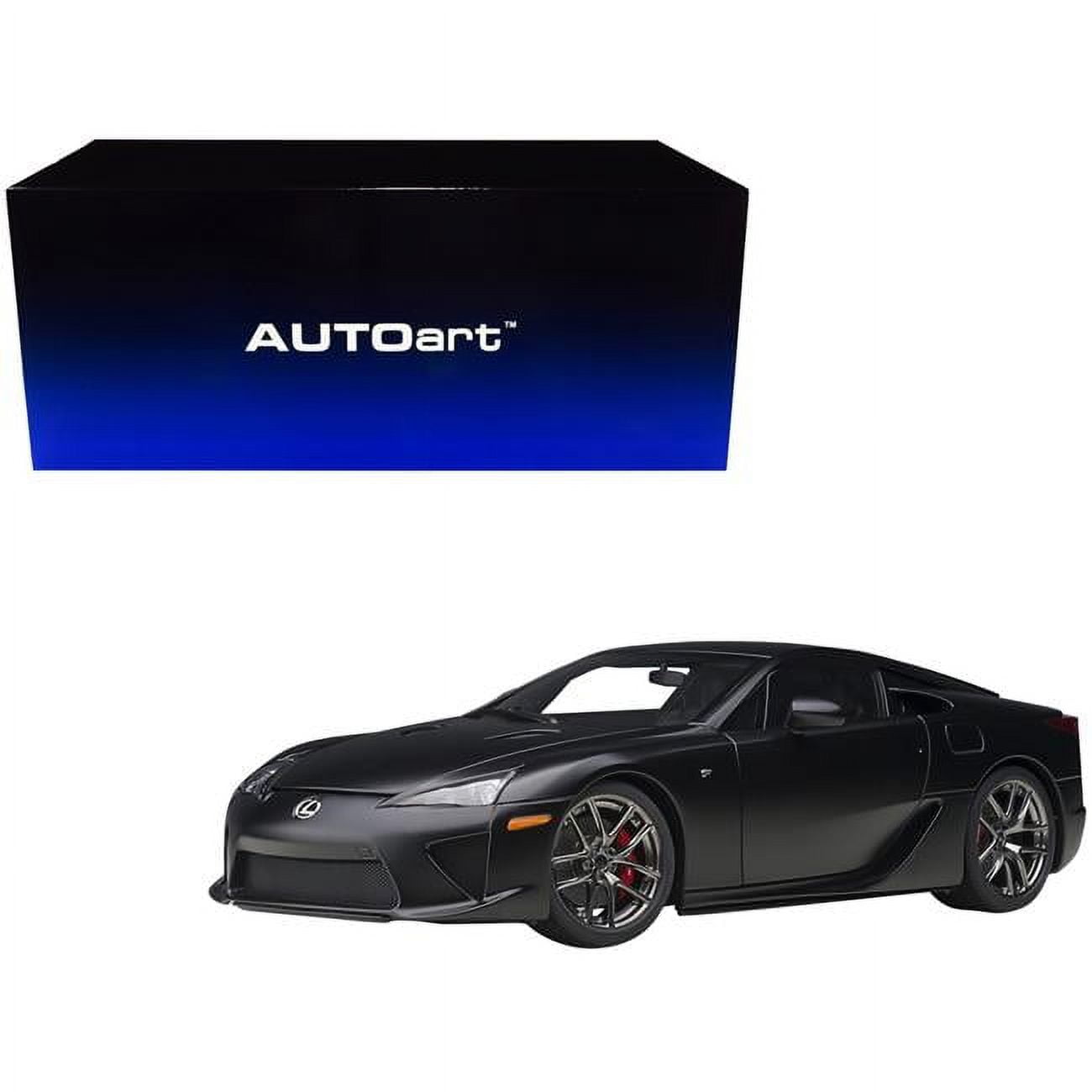 Matte Black 1 by 18 Scale Model Car for Lexus LFA