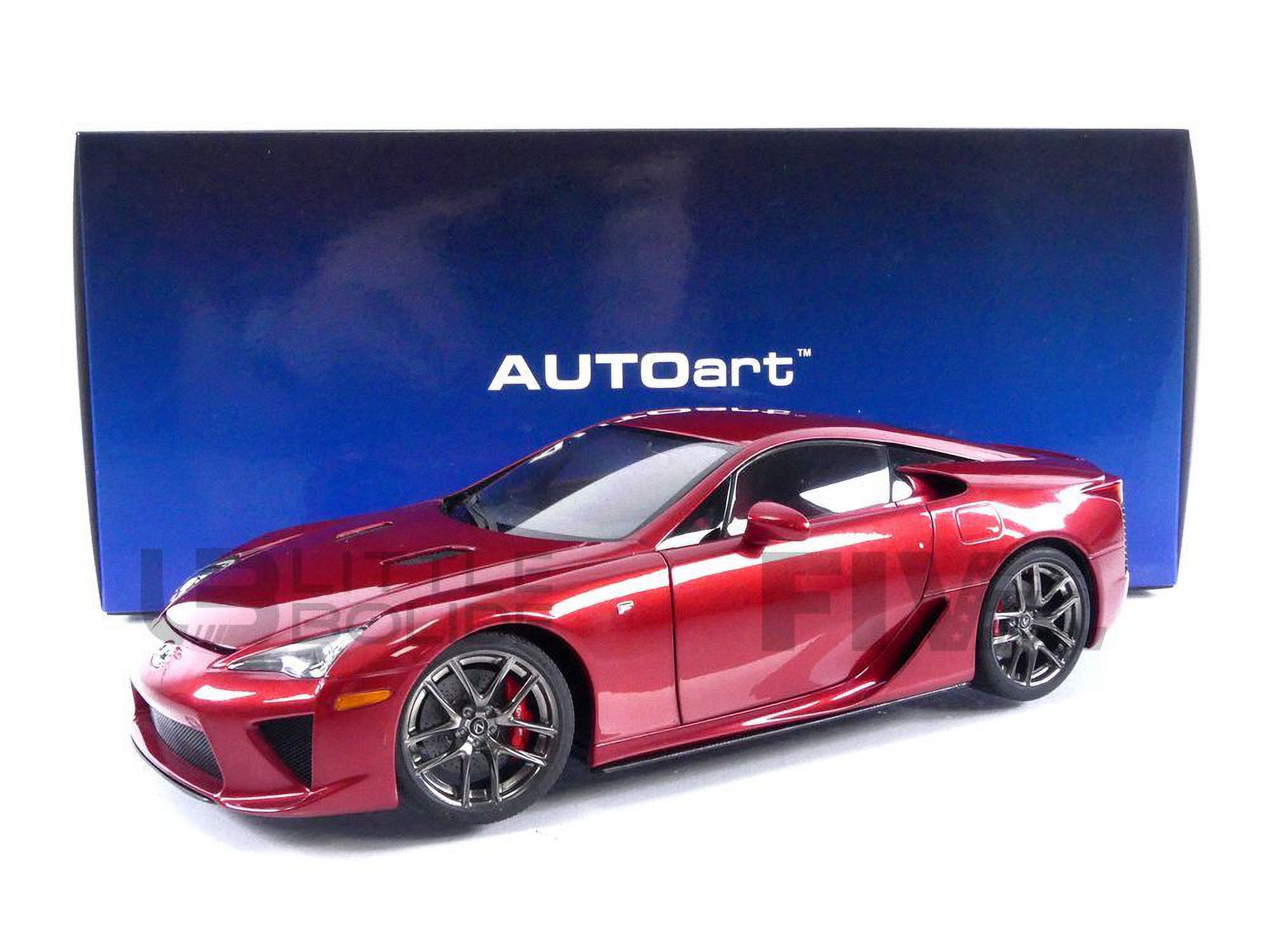 Pearl Red Metallic 1 by 18 Scale Model Car for Lexus LFA