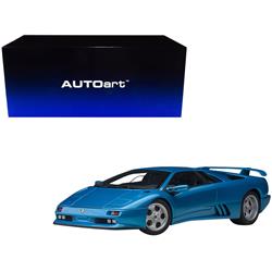 AA79156 Blu Sirena Blue Metallic 1 by 18 Scale Model Car for Lamborghini Diablo SE30