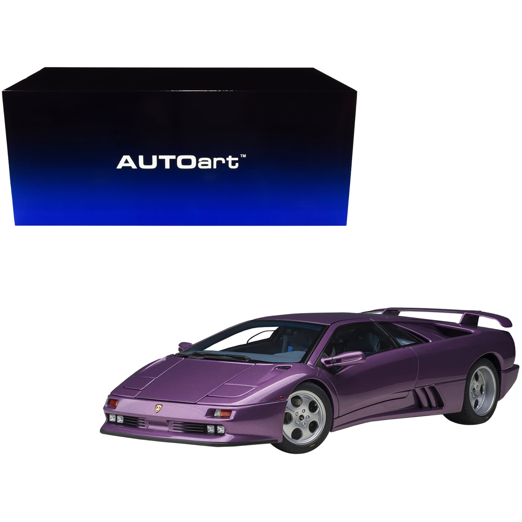 Viola Purple Metallic 1 by 18 Scale Model Car for Lamborghini Diablo SE30