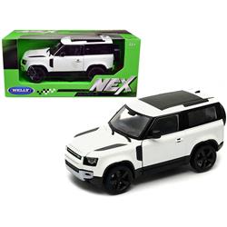 24110W-CRM Cream White NEX Models 1 by 24 Scale Diecast Model Car for 2020 Land Rover Defender -  WELLY