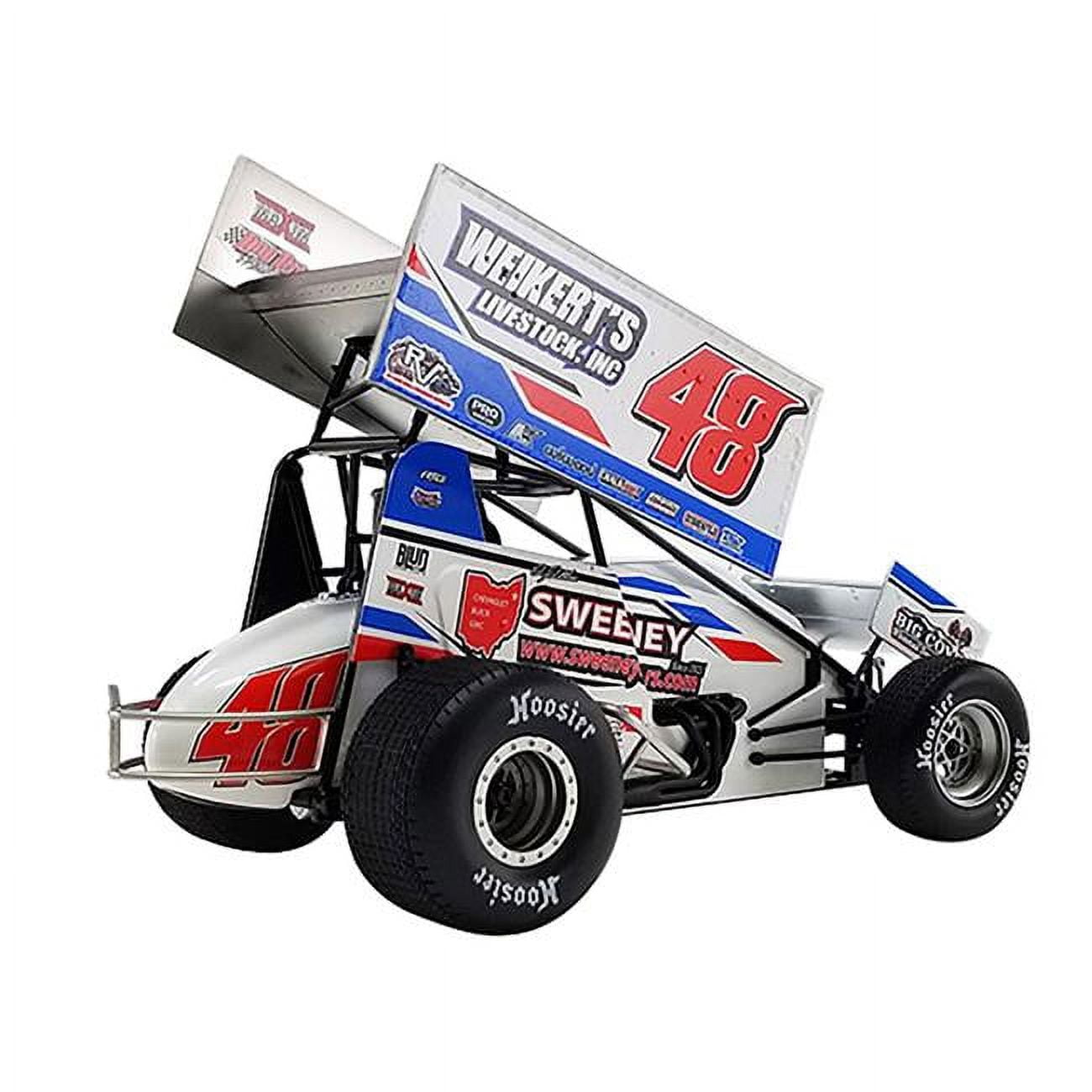 Picture of ACME A1822014 Winged Sprint Car No.48 Danny Dietrich Weikerts Livestock Gary Kauffman Racing World of Outlaws 2022 1 by 18 Scale Diecast Model Car