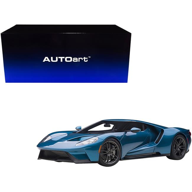 Picture of Autoart 12107 Liquid Blue Metallic 1 by 12 Scale Model Car for 2017 Ford GT