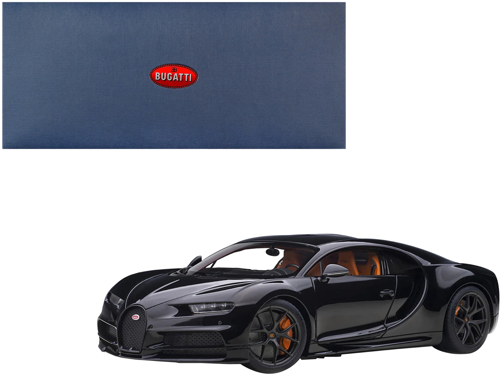 Picture of Autoart 70999 Nocturne Black 1 by 18 Scale Model Car for 2019 Bugatti Chiron Sport