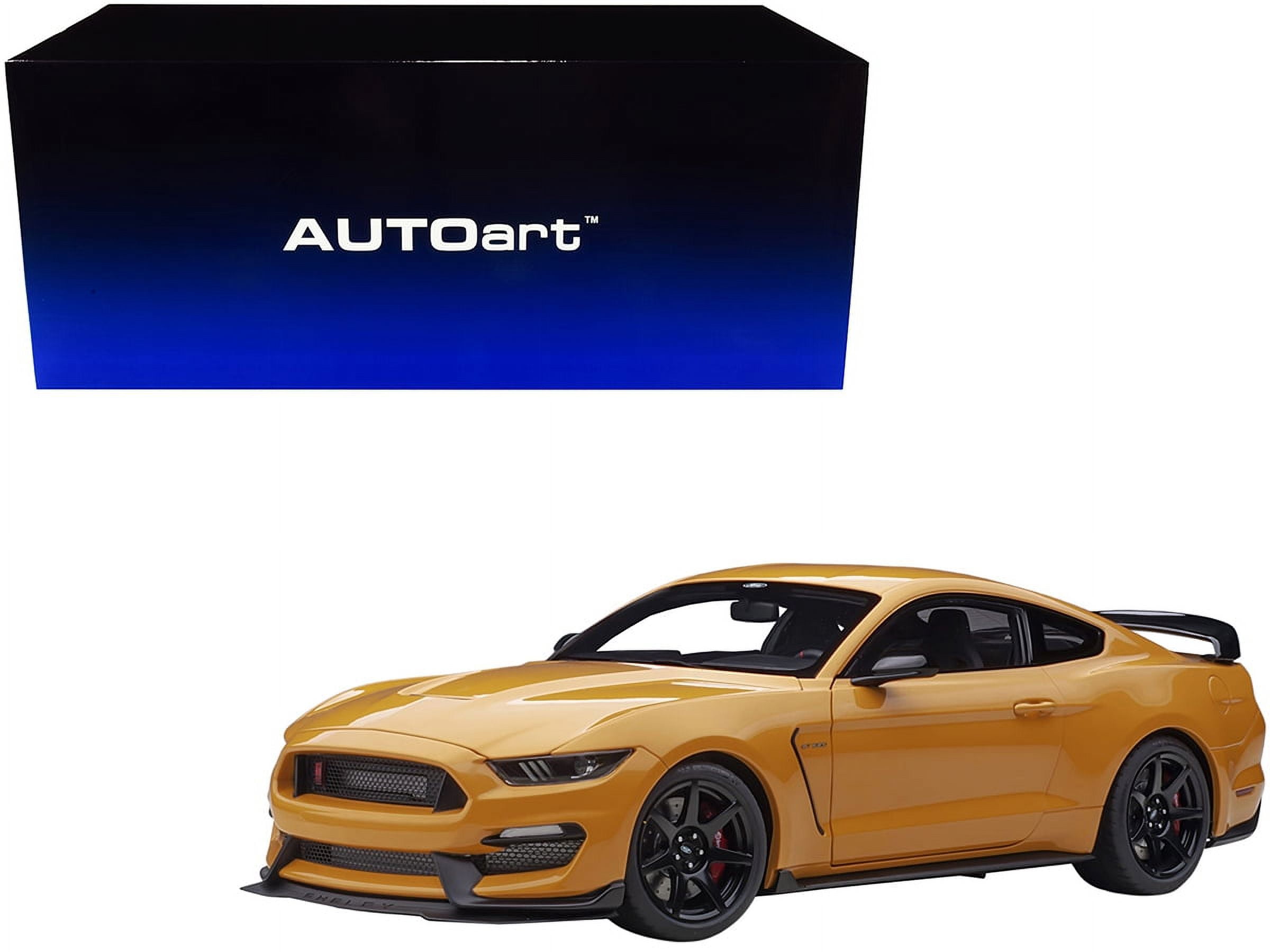 Picture of Autoart 72929 Orange Fury Metallic 1 by 18 Scale Model Car for Ford Mustang Shelby GT-350R