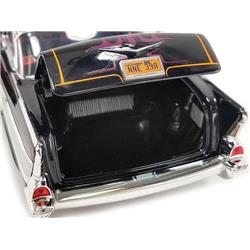 Picture of ACME A1807014 Black with Flames & Pinstripe Top Big Daddy Ed Roth Limited Edition to 966 Pieces Worldwide 1 by 18 Scale Diecast Model Car for 1957 Chevrolet Bel Air