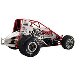 Picture of ACME A1809900 Sprint Car No.1 Damion Gardner Performance Online Alexander Racing USAC & CRA Championship Sprint Car 1 by 18 Scale Diecast Model Car