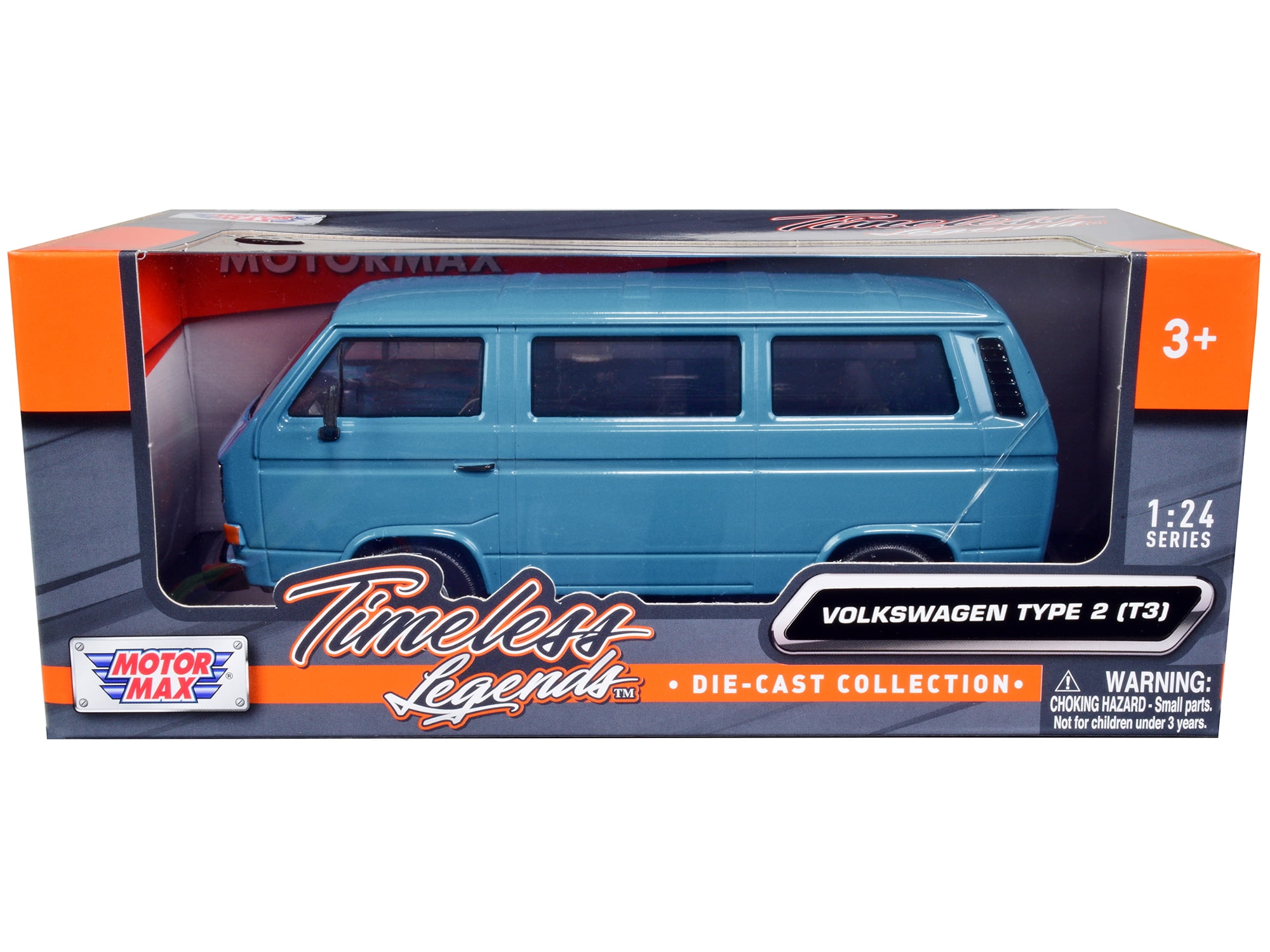 Beige Timeless Legends Series 1 by 24 Scale Diecast Model Car for Volkswagen Type 2 Van