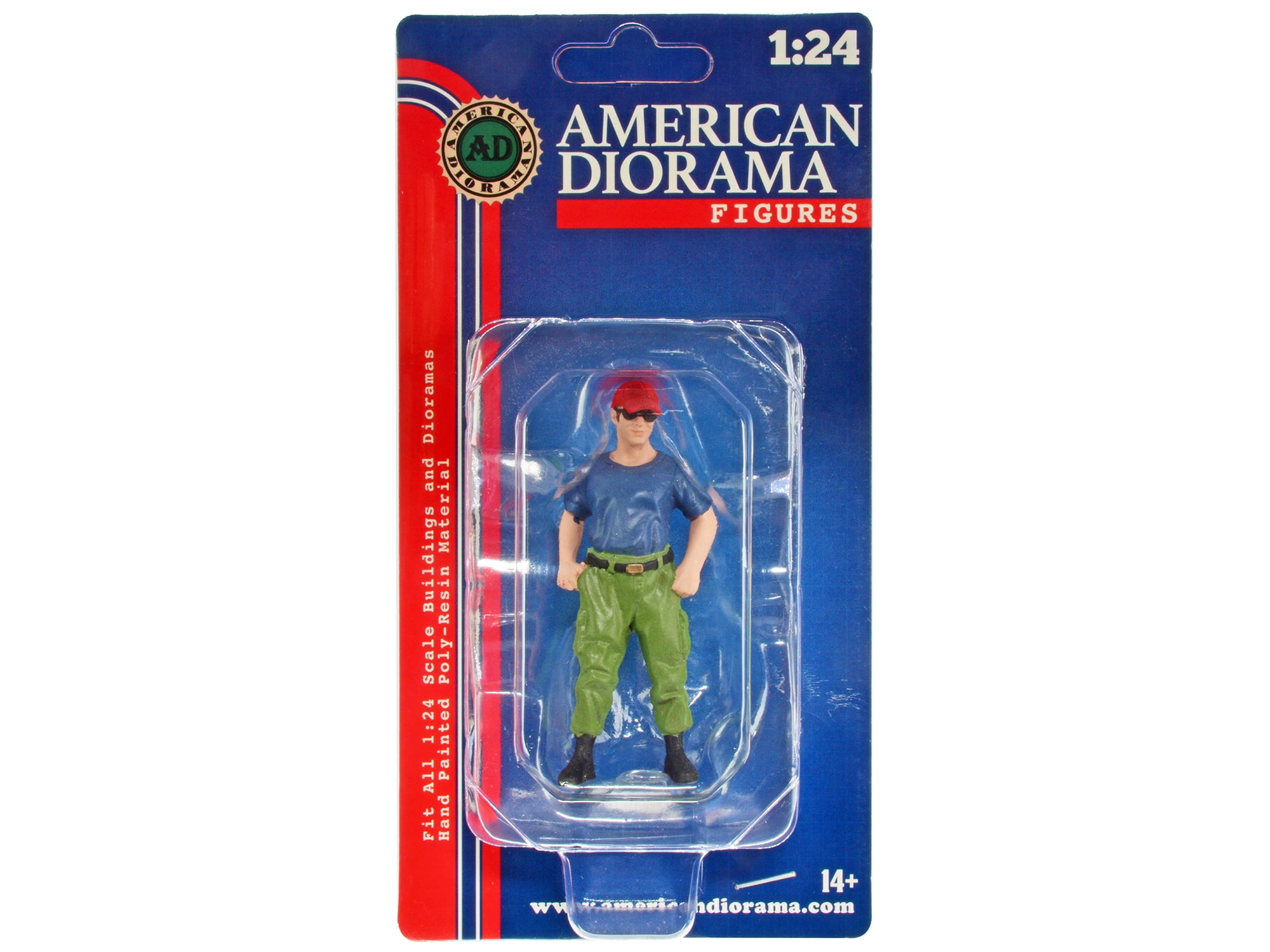 Picture of American Diorama AD76421 Firefighters Off Duty Figure for 1 by 24 Scale Models