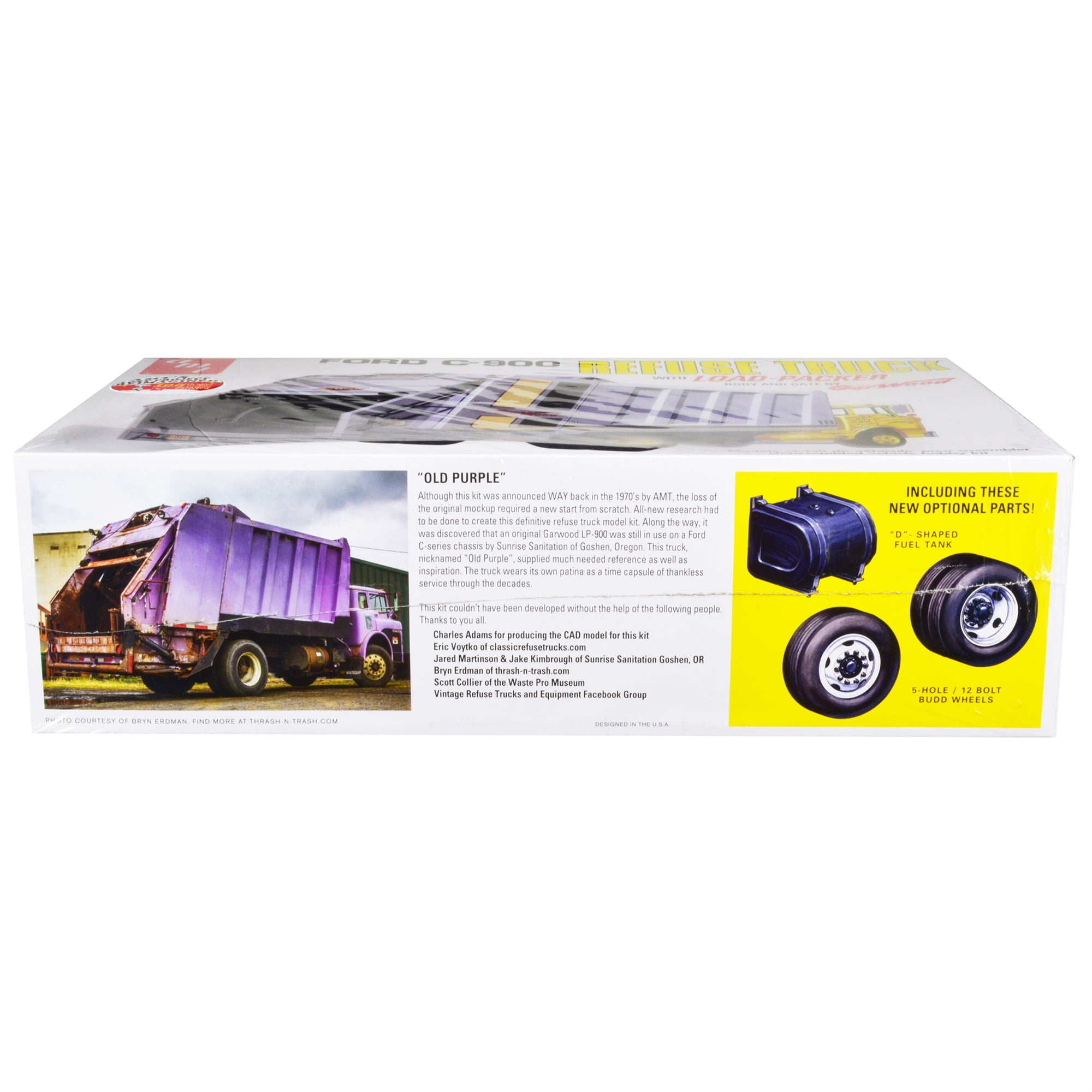Picture of AMT AMT1247 Skill 3 Model Kit - 1 by 25 Scale Model for Ford C-900 GarWood Refuse Garbage Truck with Load-Packer