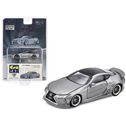 Picture of Era Car LS21LC2701 Silver Metallic with Black Top & Graphics Limited Edition to 1200 Pieces 1 by 64 Scale Diecast Model Car for Lexus LC500 LB Works RHD