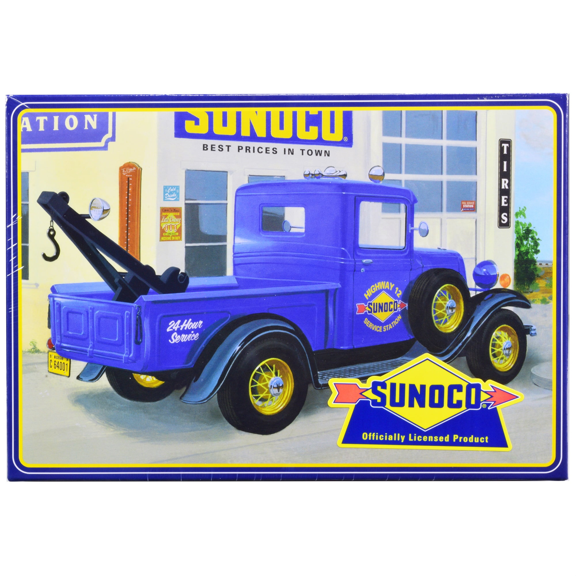 Picture of AMT AMT1289 3-in-1 Skill 2 Model Kit - 1 by 25 Scale Model for 1934 Ford Pickup Truck Sunoco