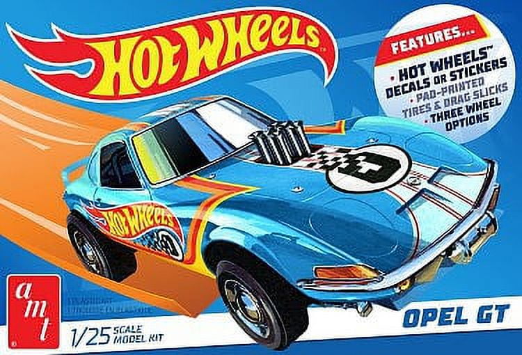 Picture of AMT AMT1303 3-in-1 Skill 2 Model Kit - 1 by 25 Scale Model for Hot Wheels Opel GT