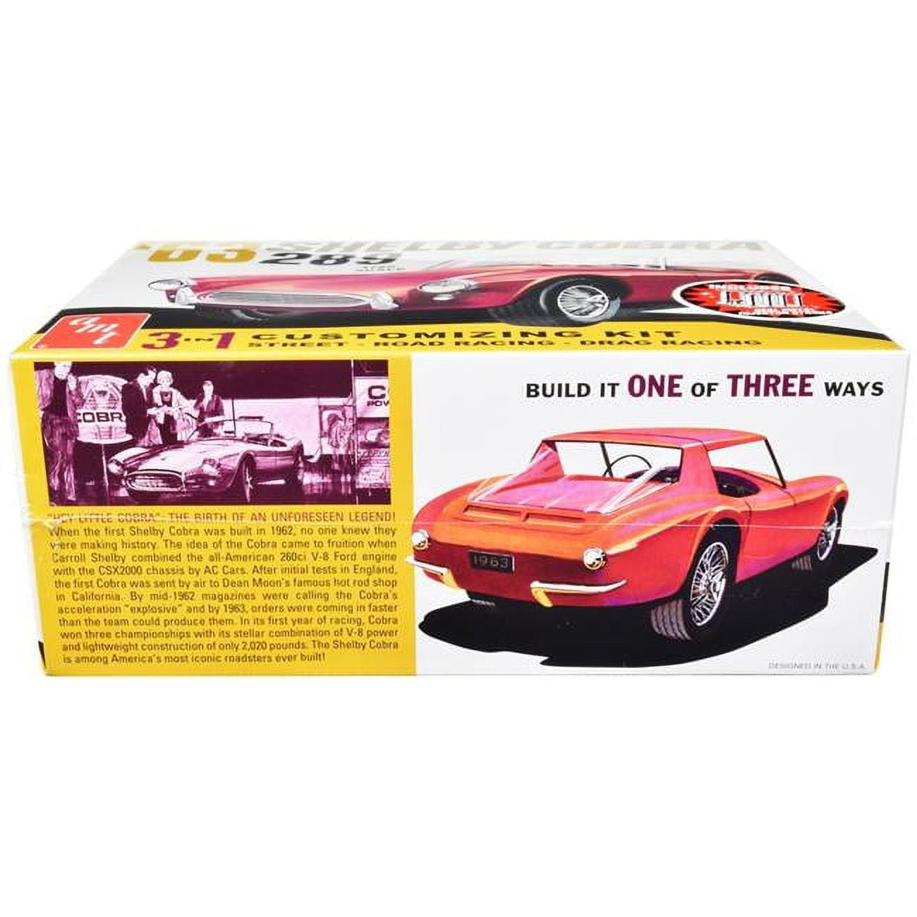 3-in-1 Skill 2 Model Kit - 1 by 25 Scale Model for 1963 Shelby Cobra 289 -  Time2Play, TI3474044