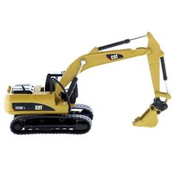 CAT Caterpillar 320D L Hydraulic Excavator with Multiple Work Tools & Operator High Line Series 1 by 87 Scale Diecast Model Car