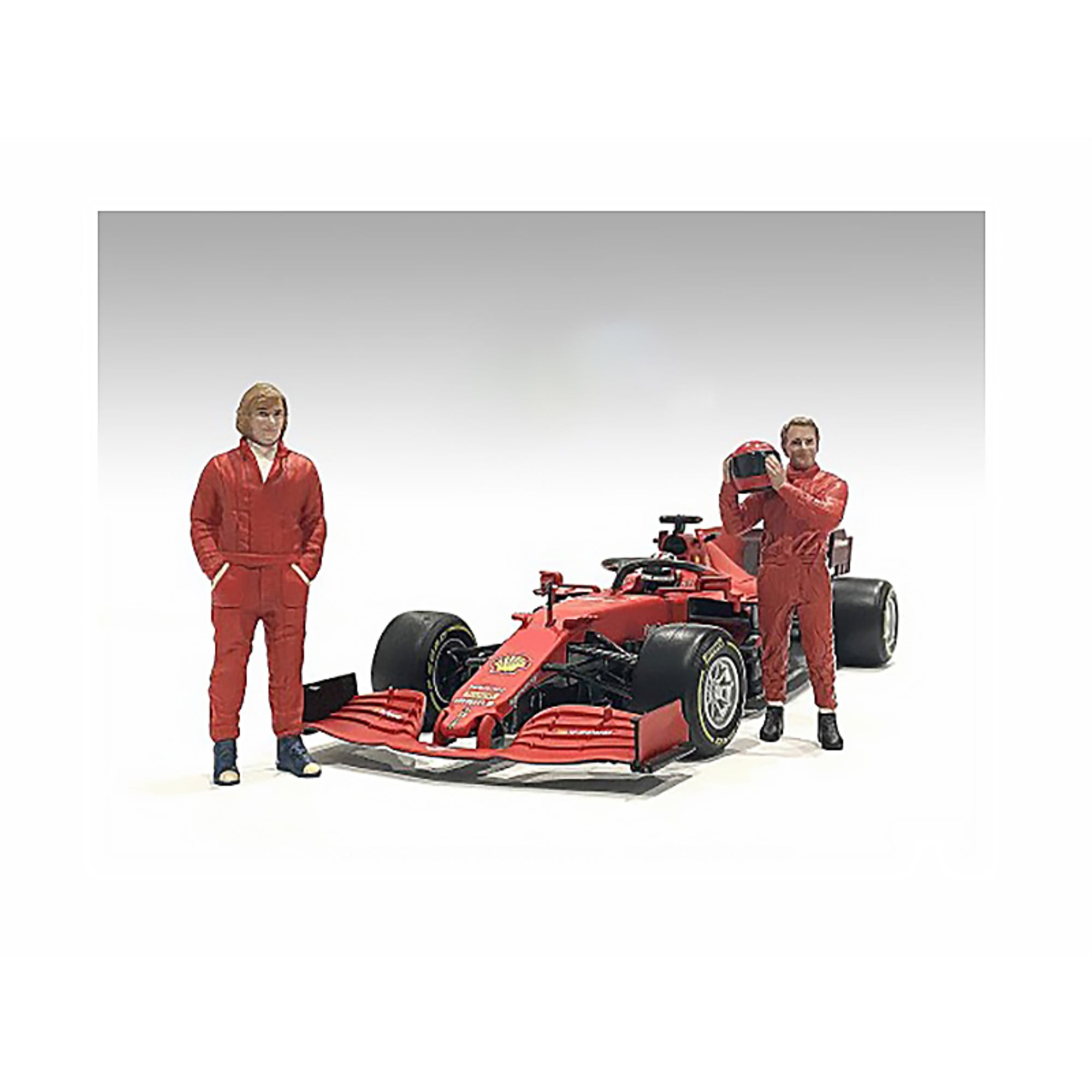 Picture of American Diorama AD-76449 Racing Legends 70s Diecast Figures for 1-43 Scale Models - Set of 2