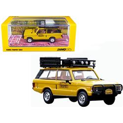 Land Rover Range Rover Classic Camel Trophy 1982 Yellow with Roof Rack Tool Box & 4 Oil Container Accessories 1-64 Diecast Model Car -  Bolso, BO3476392