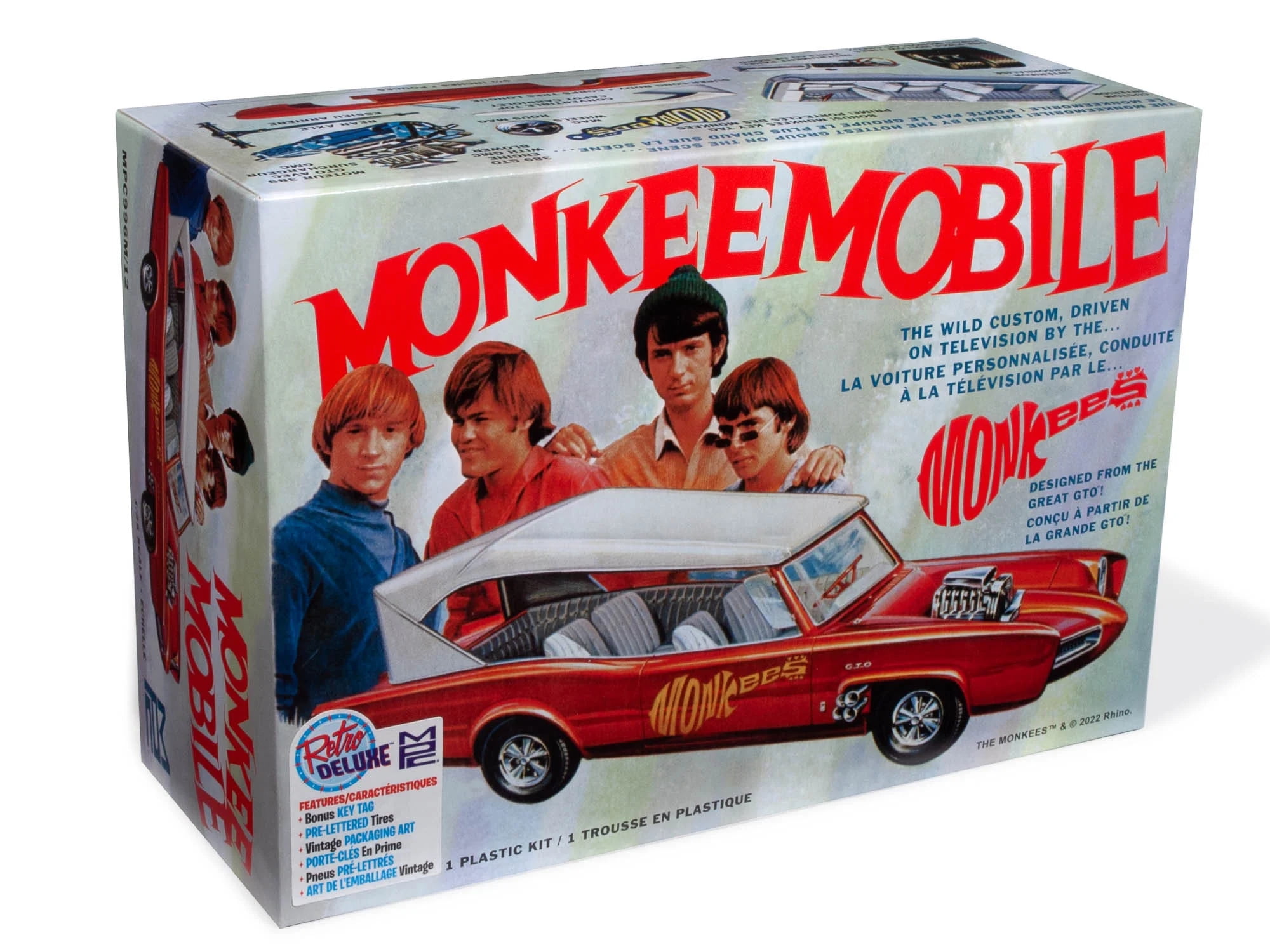 Skill 2 Model Kit Monkeemobile The Monkees 1966-1968 TV Series 1-25 Scale Model Car