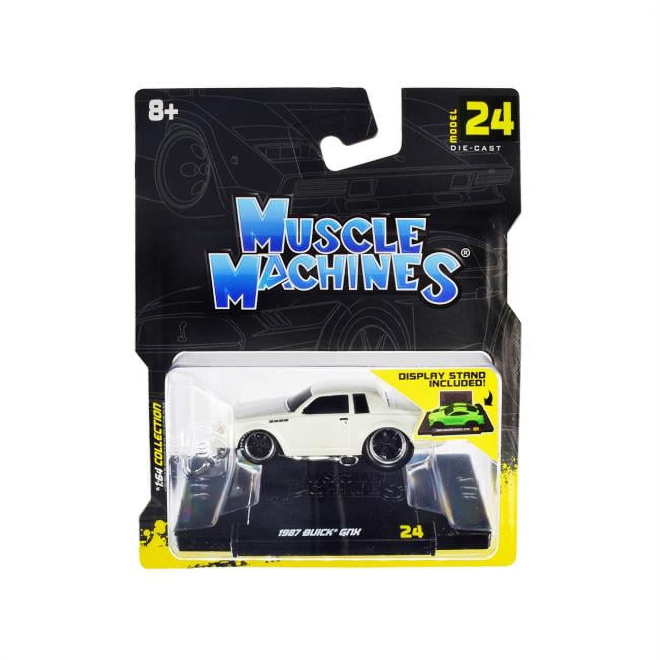 1987 Buick GNX Pearl White 1-64 Diecast Model Car