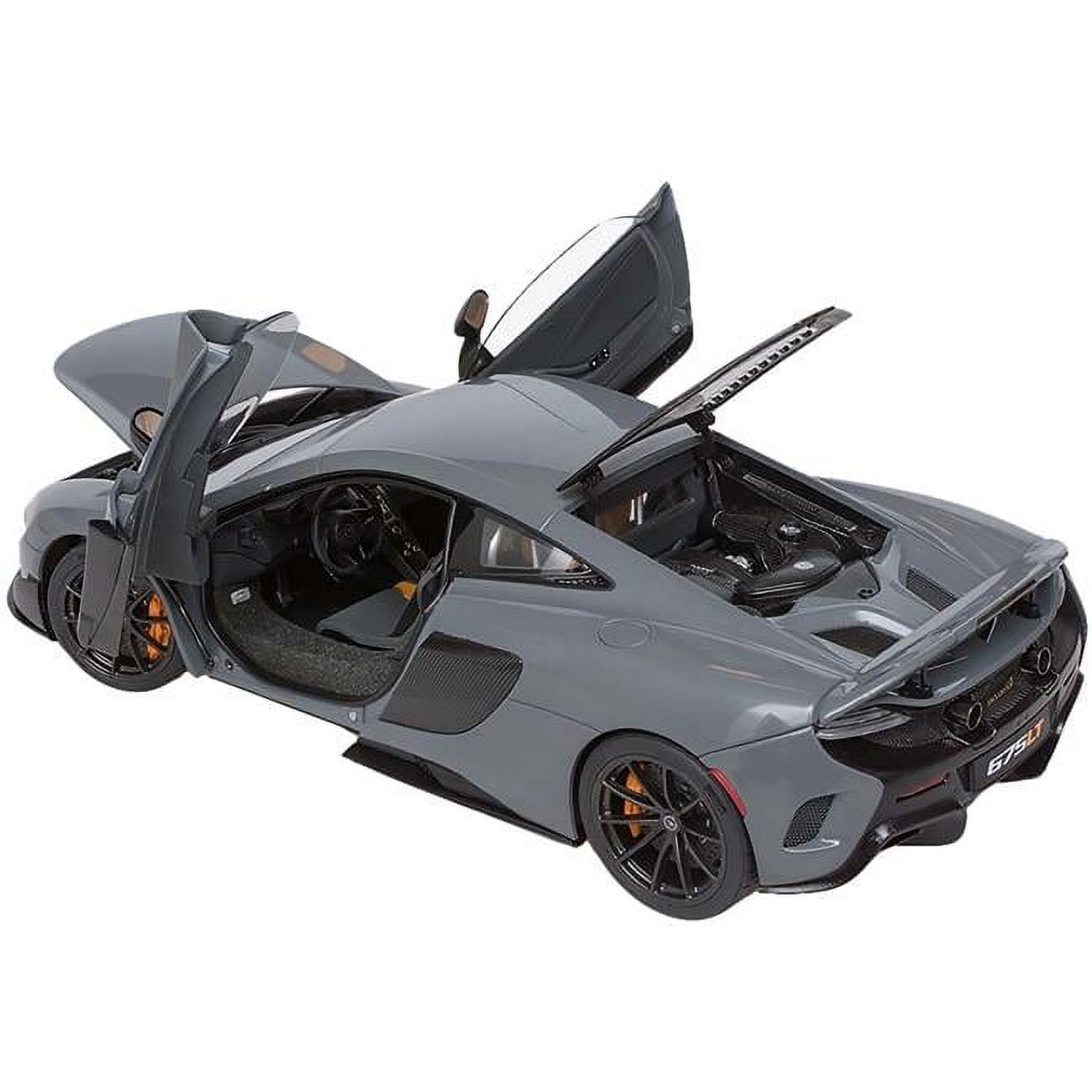 Picture of Autoart 76047 Mclaren 675LT Chicane 1 by 18 Scale Model Car, Gray