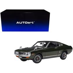 Picture of Autoart 78768 1973 Toyota Celica Liftback 2000GT RA25 RHD Right Hand Drive 1 by 18 Scale Model Car, Moss Green
