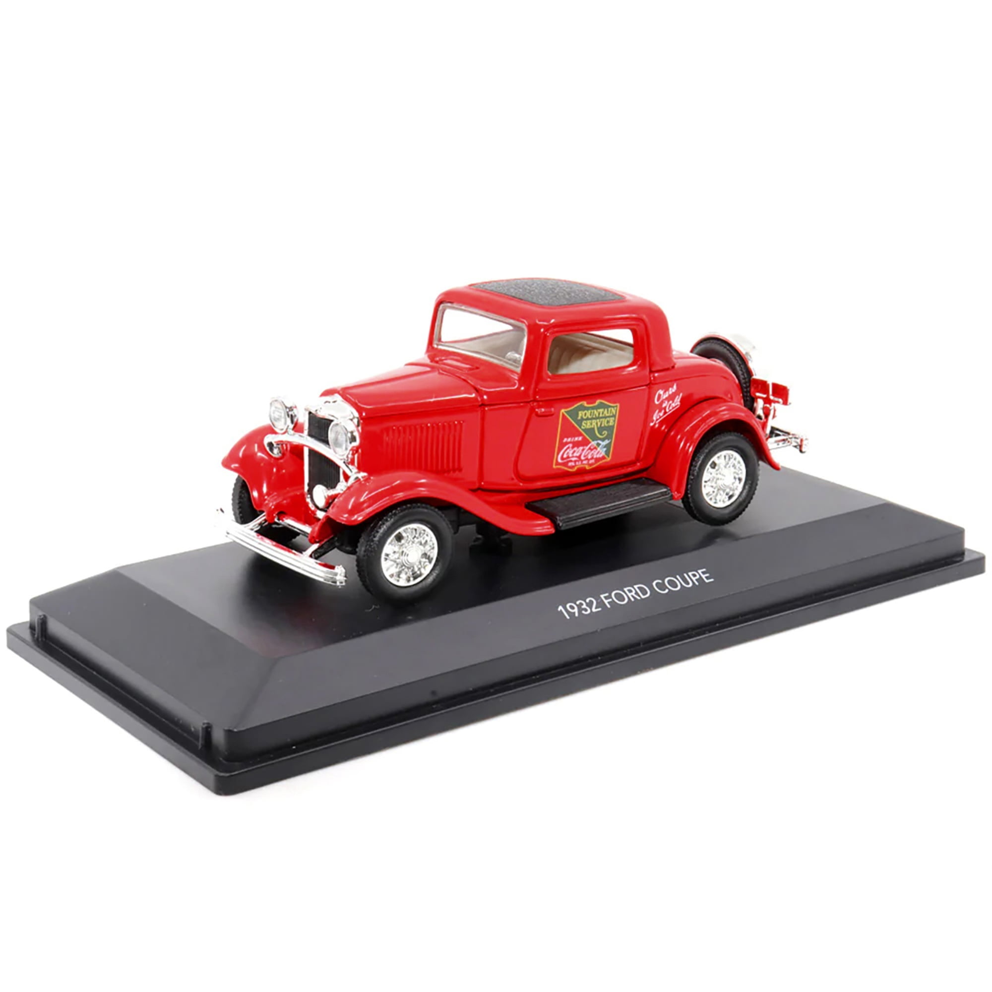 Motorcity Classics 443030 1932 Ford Coupe Coca-Cola Red with Black Top 1 by 43 Scale Diecast Model Car -  MOTOR CITY CLASSICS