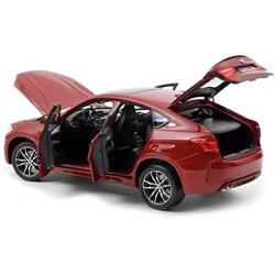 Picture of Norev 183242 2015 BMW X6 M with Sunroof 1 by 18 Scale Diecast Model Car, Red Metallic