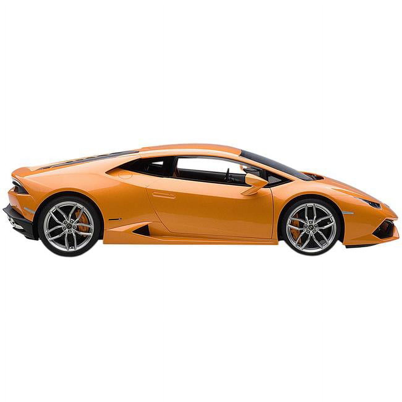 Picture of Autoart 12098 Lamborghini Huracan LP610-4 Arancio Borealis 4-Layer 1 by 12 Scale Model Car, Pearl Metallic Orange