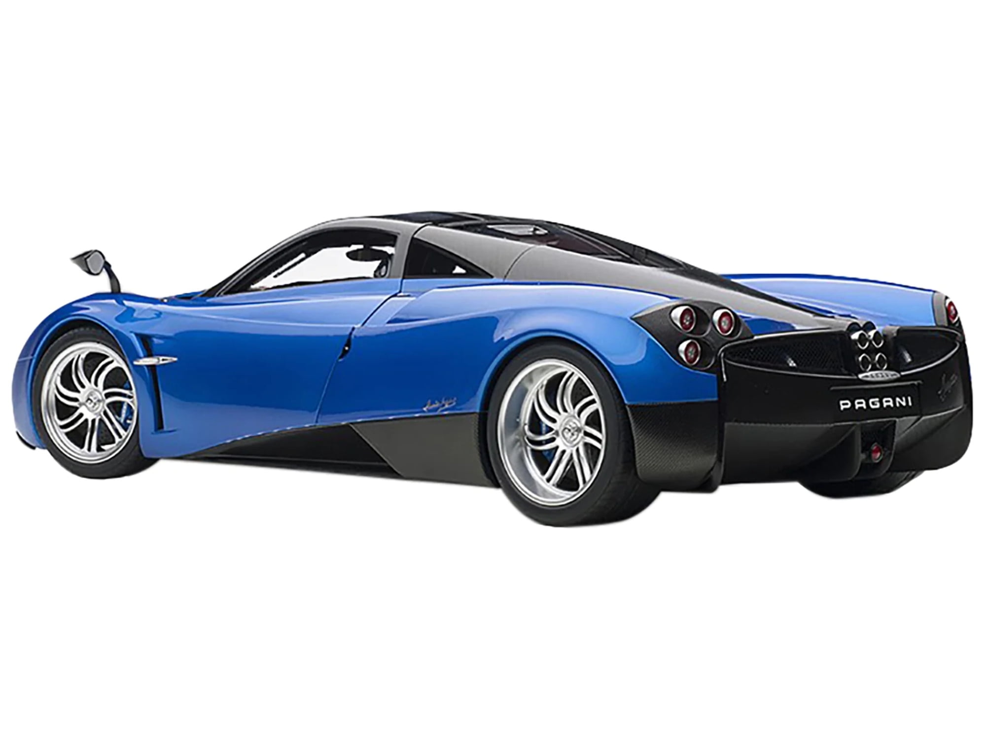Picture of Autoart 12232 Pagani Huayra with Black Top & Silver Wheels 1 by 12 Scale Model Car&#44; Metallic Blue