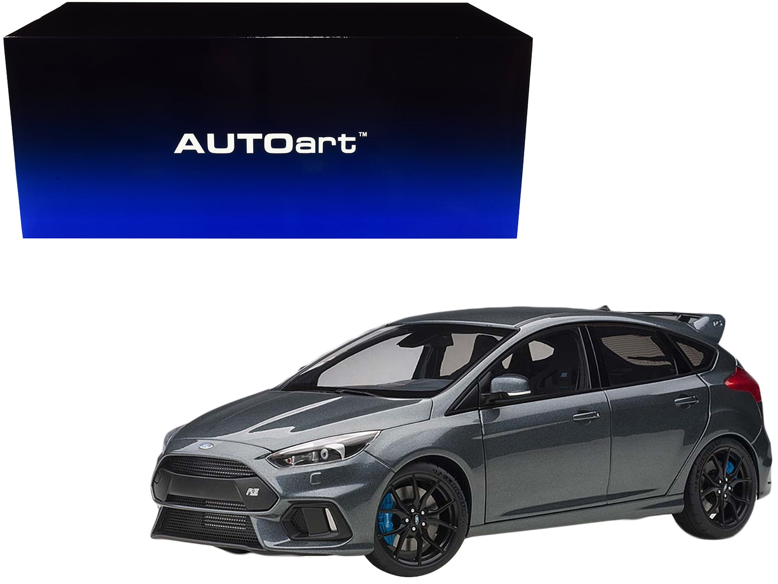 Picture of Autoart 72954 2016 Ford Focus RS Stealth 1 by 18 Scale Model Car, Gray Metallic