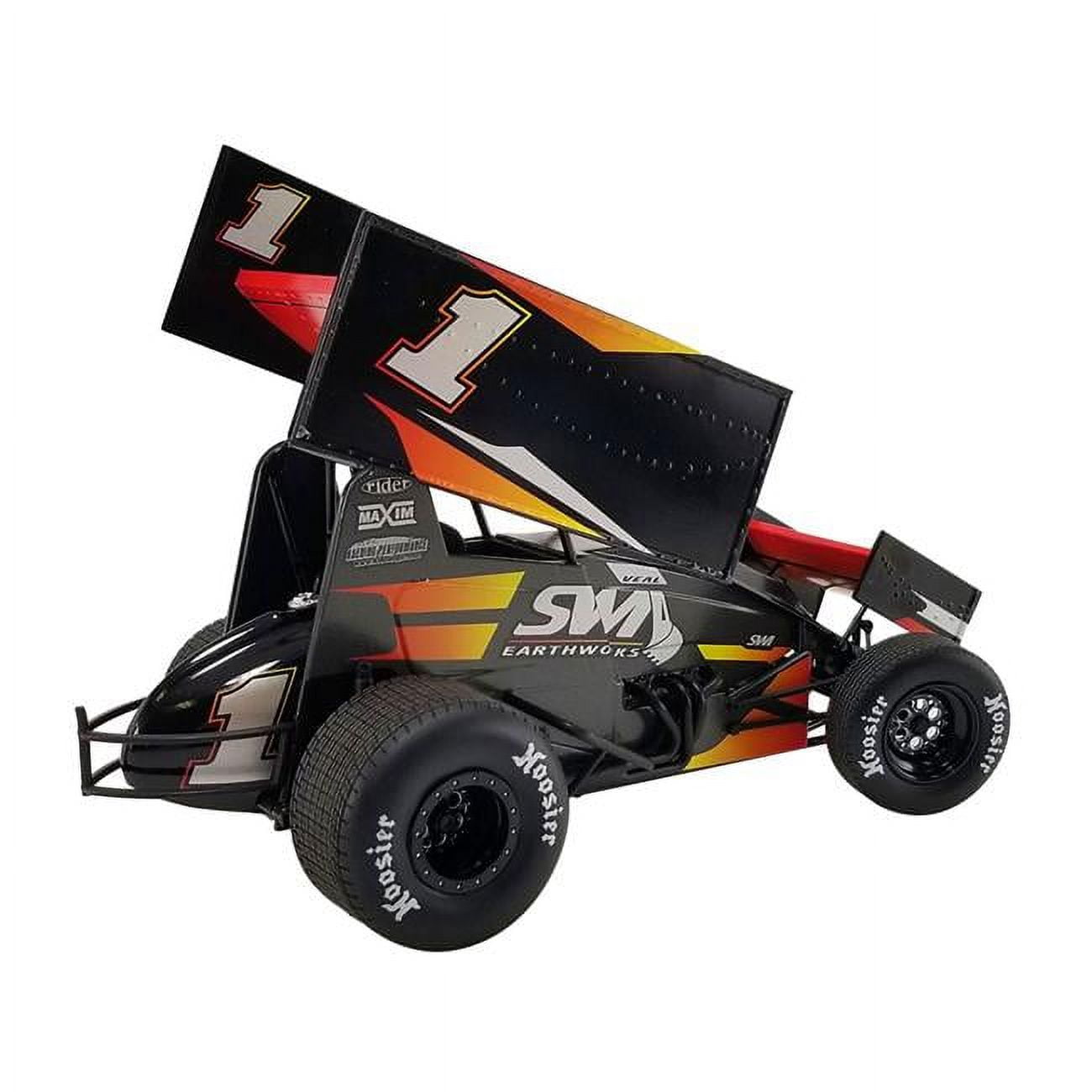 Picture of Acme A1822021 Winged Sprint Car No.1 Jamie Veal SWI Earthworks SWI Engineering Racing Team 2022 1 by 18 Scale Diecast Model Car