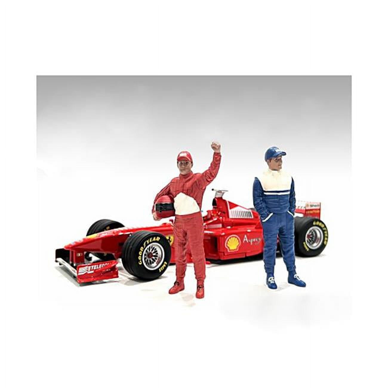 Picture of American Diorama 76355-76356 Racing Legends 90s A & B for 1 by 18 Scale Models Figures - Set of 2