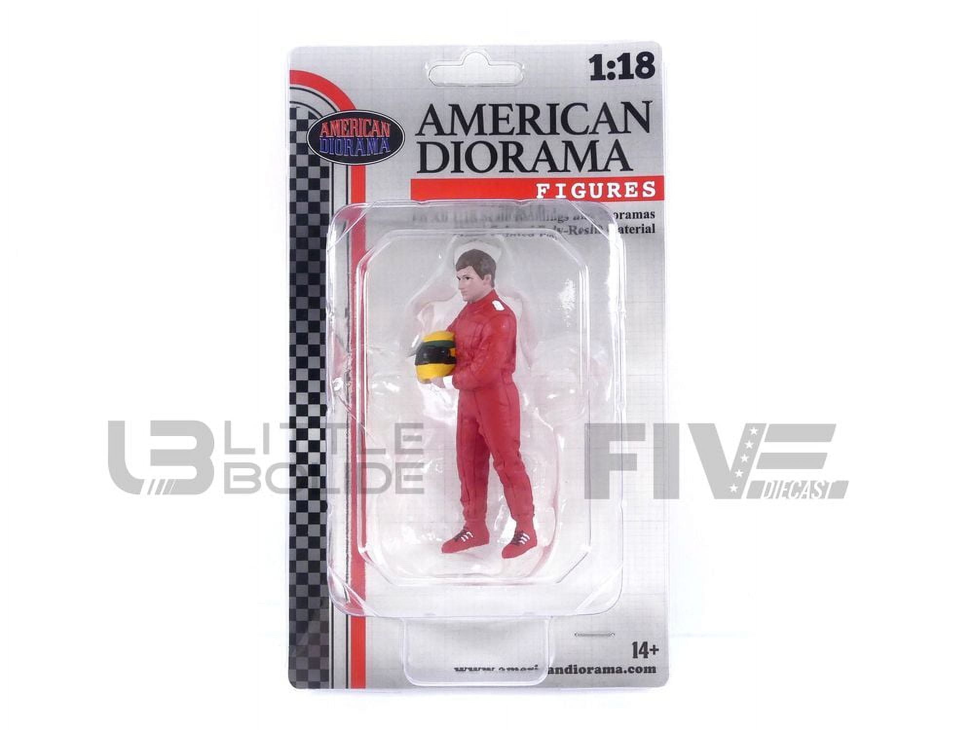 Picture of American Diorama 76353 Racing Legends 80s A for 1 by 18 Scale Models Figure