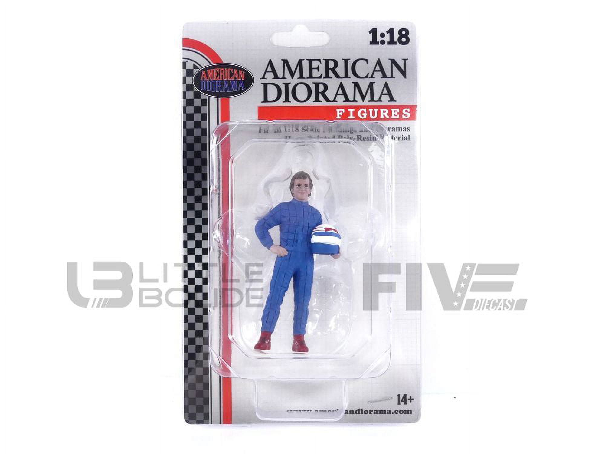 Picture of American Diorama 76354 Racing Legends 80s B for 1 by 18 Scale Models Figure