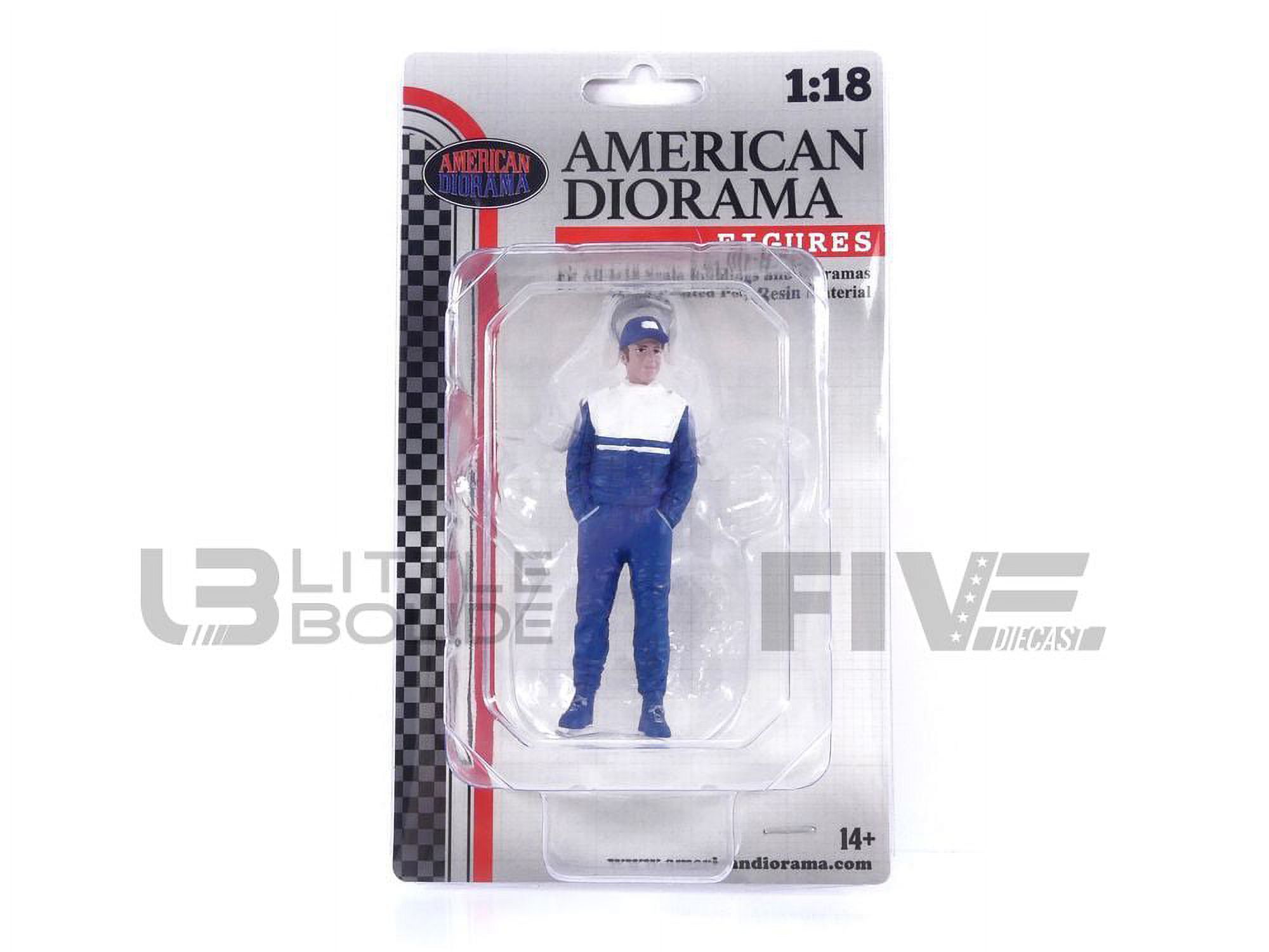 Picture of American Diorama 76355 Racing Legends 90s A for 1 by 18 Scale Models Figure