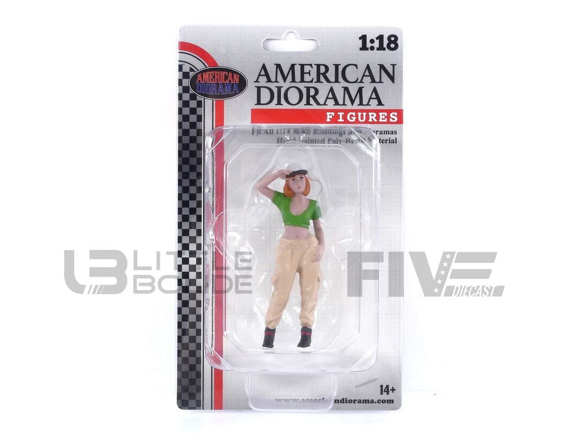Picture of American Diorama AD18101 Hip Hop Girls 1 for 1 by 18 Scale Models Figure
