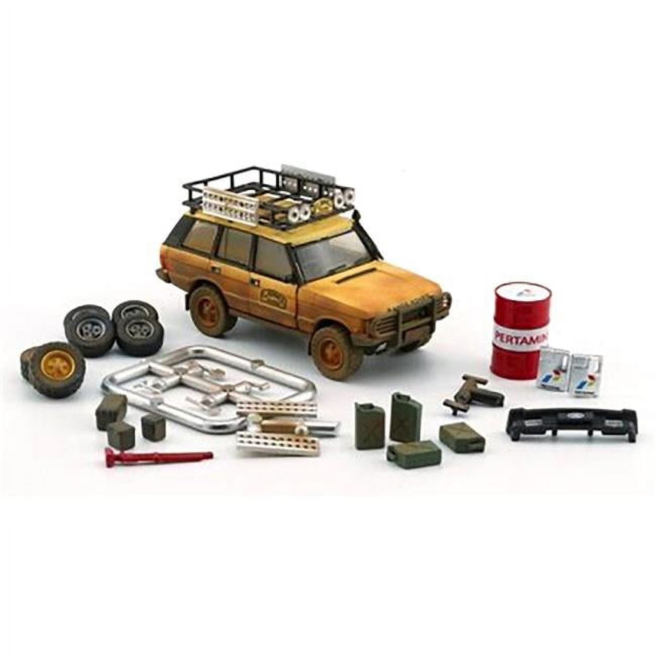 Land Rover Range Rover Classic LSE RHD Right Hand Drive Camel Trophy Yellow Dirty Mud Version with 1 by 64 Scale Diecast Model Car - 2016 Piece -  BM Creations, 64B0283