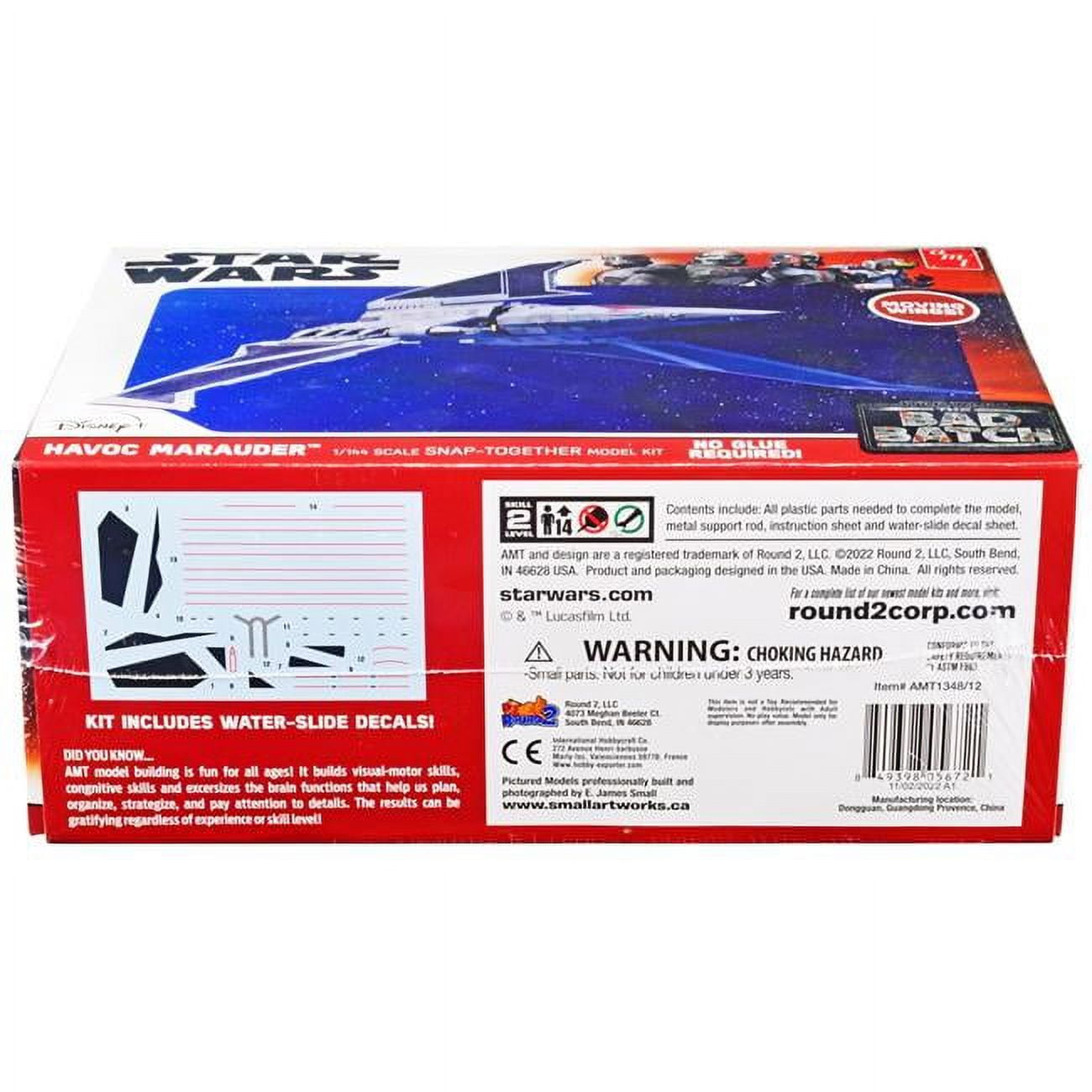 Skill 2 Havoc Marauder Space Ship Star Wars The Bad Batch 2021-Current TV Series 1 by 144 Scale Model Kit