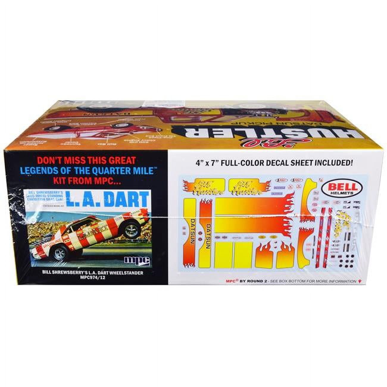 982 Skill 2 1975 Datsun Pickup Truck Lil Hustler 1 by 25 Scale Model Kit
