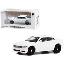 GL43002 2022 Dodge Charger Pursuit Police Hot Pursuit Hobby Exclusive Series 1 by 64 Scale Diecast Model Car, White -  GreenLight