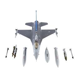 Lockheed F-16D Fighting Falcon Fighter USAF ANG 121st Fighter Squadron 113th Fighter Wing 2011 1 by 72 Scale Diecast Model Plane -  My Toys, MY3469101