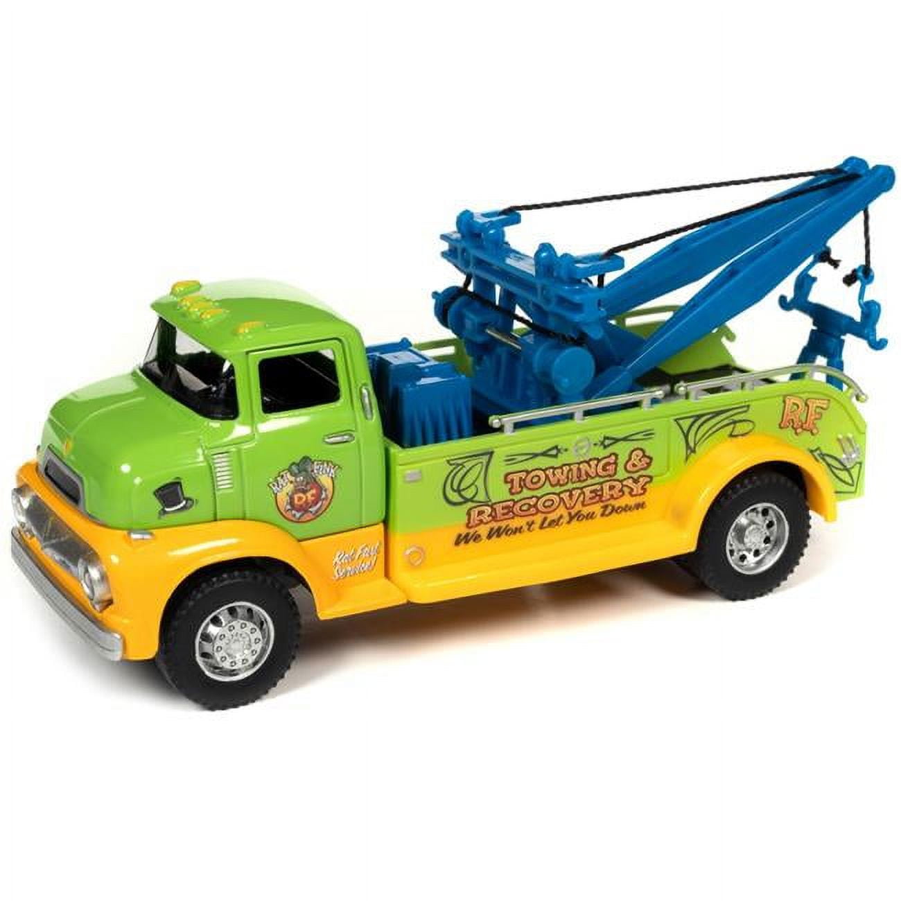 Picture of Autoworld AW317 Rat Fink Towing & Recovery Garage & Tow Diorama Set for 1 by 32 Scale Models Truck