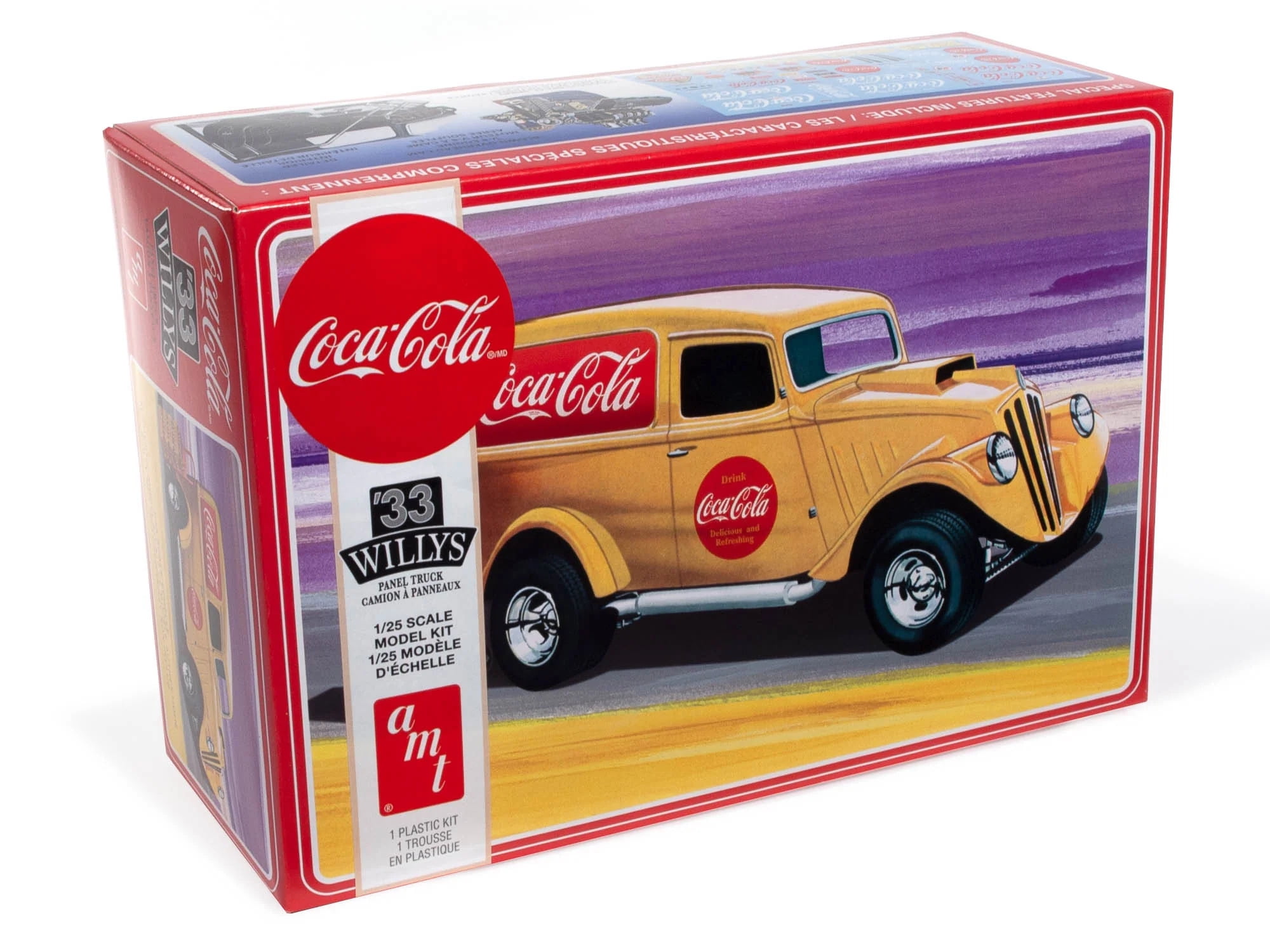Skill 2 1933 Willys Panel Truck Coca-Cola 1 by 25 Scale Model Kit