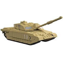 Picture of Airfix Quickbuild J6010 Skill 1 Challenger Tank Desert Snap Together Painted Plastic Model Tank Kit