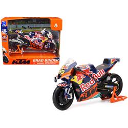 New Ray 58383 No.33 Brad Binder MotoGP Red Bull KTM Factory Racing 1-12 Scale KTM RC16 Motorcycle Diecast Model