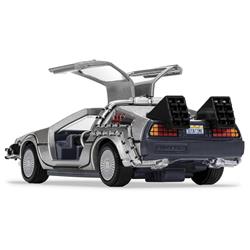 Corgi CC05503 DMC DeLorean Time Machine with Doc Brown Figure Back to the Future 1985 Movie Diecast Model Car