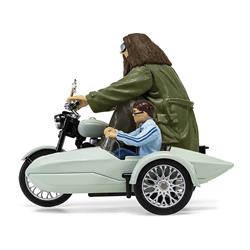 Corgi  Motorcycle & Sidecar Light Green with Harry & Hagrid Figures Harry Potter & the Deathly Hallows Part 1 2010 Movie Diecast Motorcycle Model