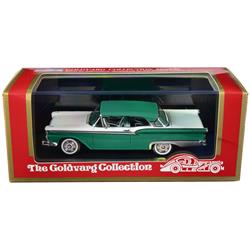 GC-066A 1959 Ford Fairlane 500 Indian Turquoise & White with Light Green Interior Limited Edition to Worldwide 1-43 Scale Model Car - 240 Piece -  Goldvarg Collection